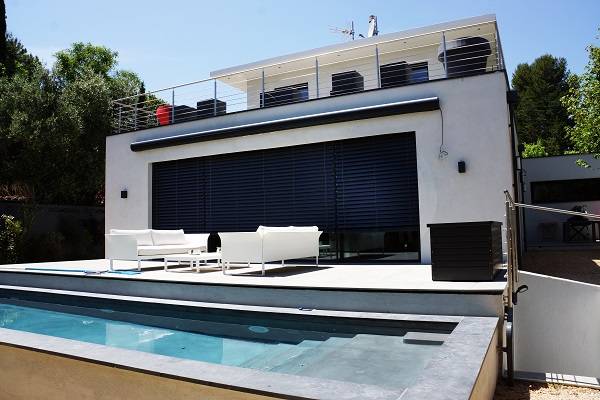 Brise soleil orientable villa Aix en Provence