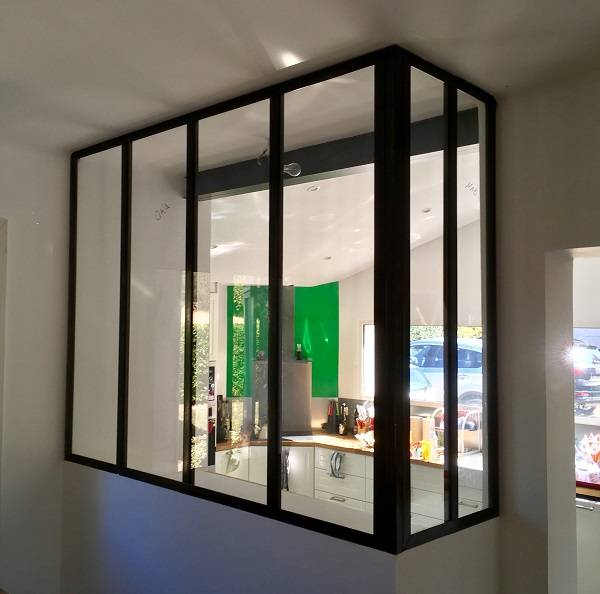 Réalisation de verrière en fer à Aix en Provence