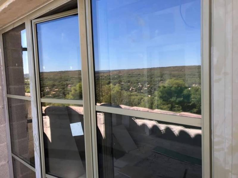 Fourniture de porte accordéon repliable aluminium à Aix en Provence