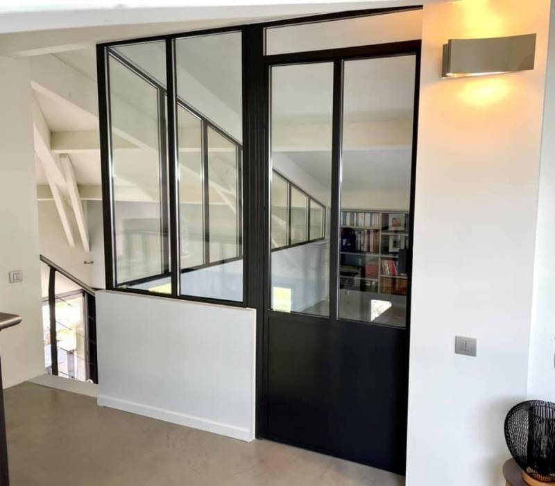 Réalisation d'une verrière en acier à Aix en Provence