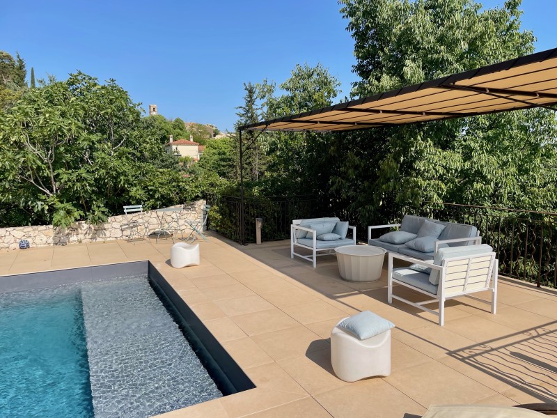 pergola acier avec toile 